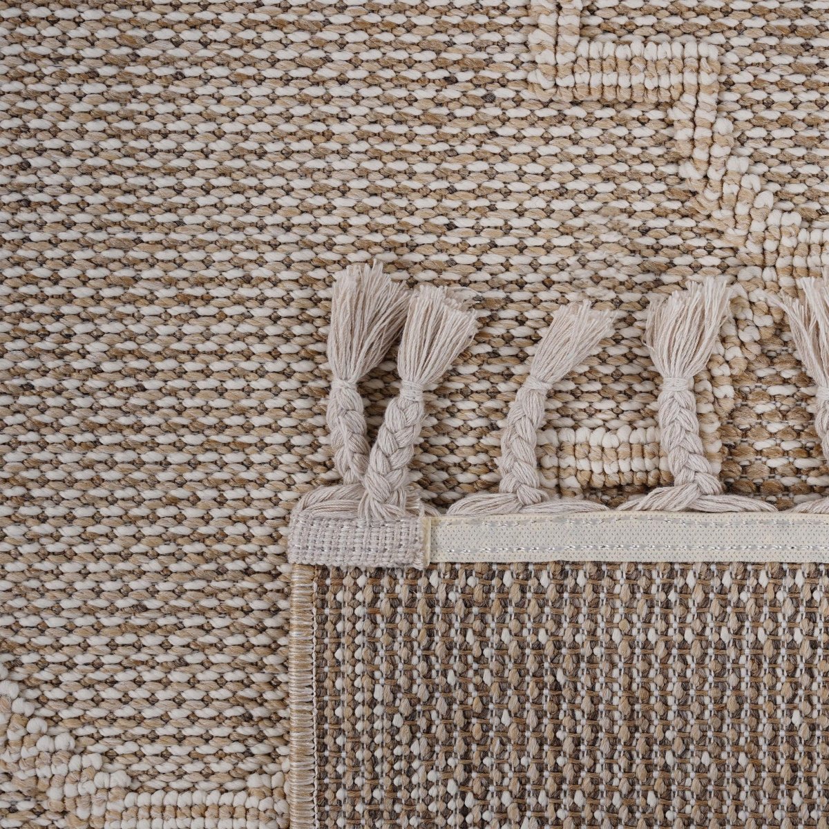 Guros - 6' X 9' Trellis Indoor / Outdoor Area Rug - Cream - Area Rugs available at Alpine Outlets in Denver