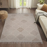 Guros - 6' X 9' Trellis Indoor / Outdoor Area Rug - Cream - Area Rugs available at Alpine Outlets in Denver