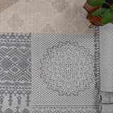 Guros - 6' X 9' Trellis Indoor / Outdoor Area Rug - Cream - Area Rugs available at Alpine Outlets in Denver