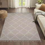 Guros - 6' X 9' Trellis Indoor / Outdoor Area Rug - Ivory - Area Rugs available at Alpine Outlets in Denver