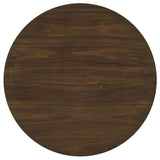 Hamlyn 43" Round Walnut Wood Counter Height Dining Table - Dining Tables & Bar Tables available at Alpine Outlets in Denver