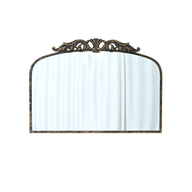 Handmade Arched Mirror, Ornate Baroque For Entryway - Antique Bronze - Arched Mirrors available at Alpine Outlets in Denver