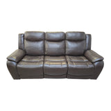 Harvey Leather Power Reclining Sofa with Power Headrests (ID L098765) - Furniture available at Alpine Outlets in Denver