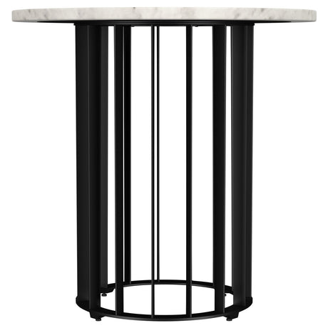 Haven 2 - Piece Round Marble Coffee and End Table Set - Coffee Table Sets available at Alpine Outlets in Denver