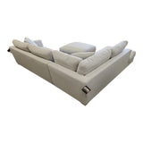 Henredon Larkin House Deep Seating Fabric Sectional with Storage Ottoman - available at Alpine Outlets in Denver