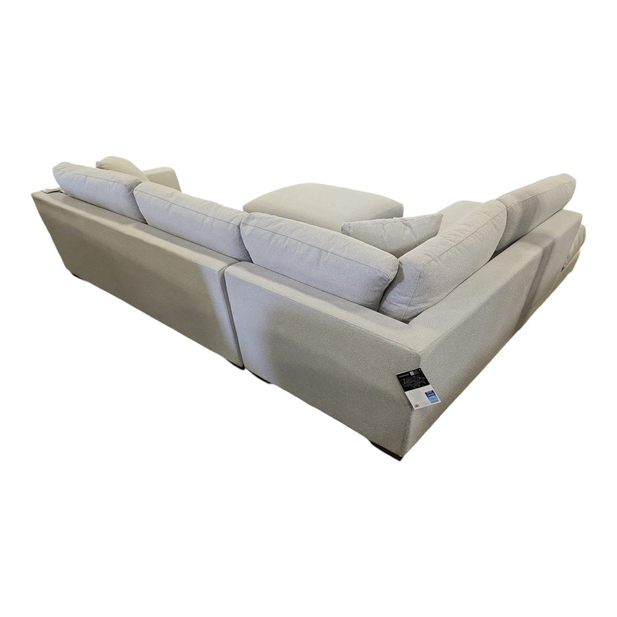 Henredon Larkin House Deep Seating Fabric Sectional with Storage Ottoman - available at Alpine Outlets in Denver