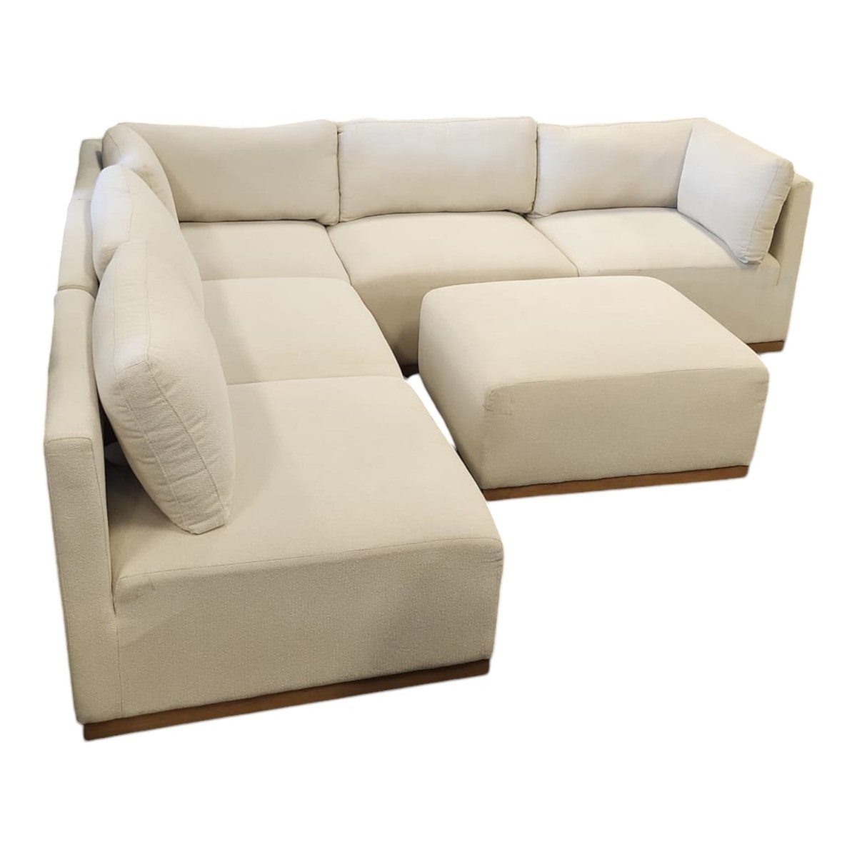 Henredon Murphy Fabric Modular Sectional with Ottoman - available at Alpine Outlets in Denver