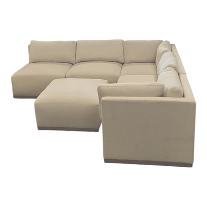 Henredon Murphy Fabric Modular Sectional with Ottoman - Alpine Outlets