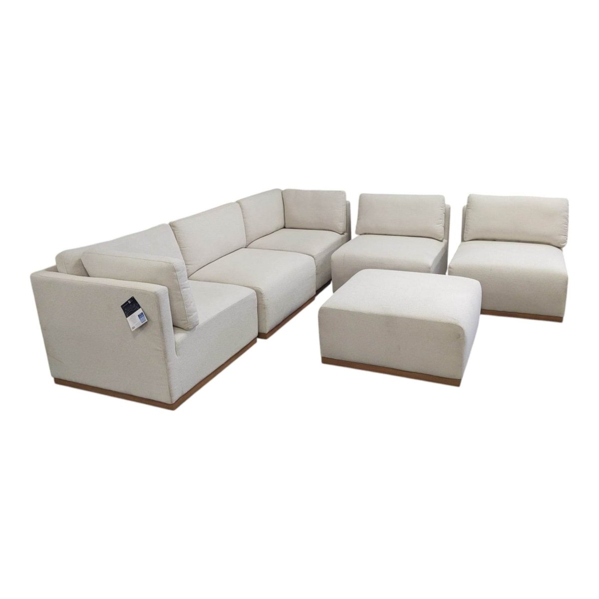 Henredon Murphy Fabric Modular Sectional with Ottoman - Furniture available at Alpine Outlets in Denver