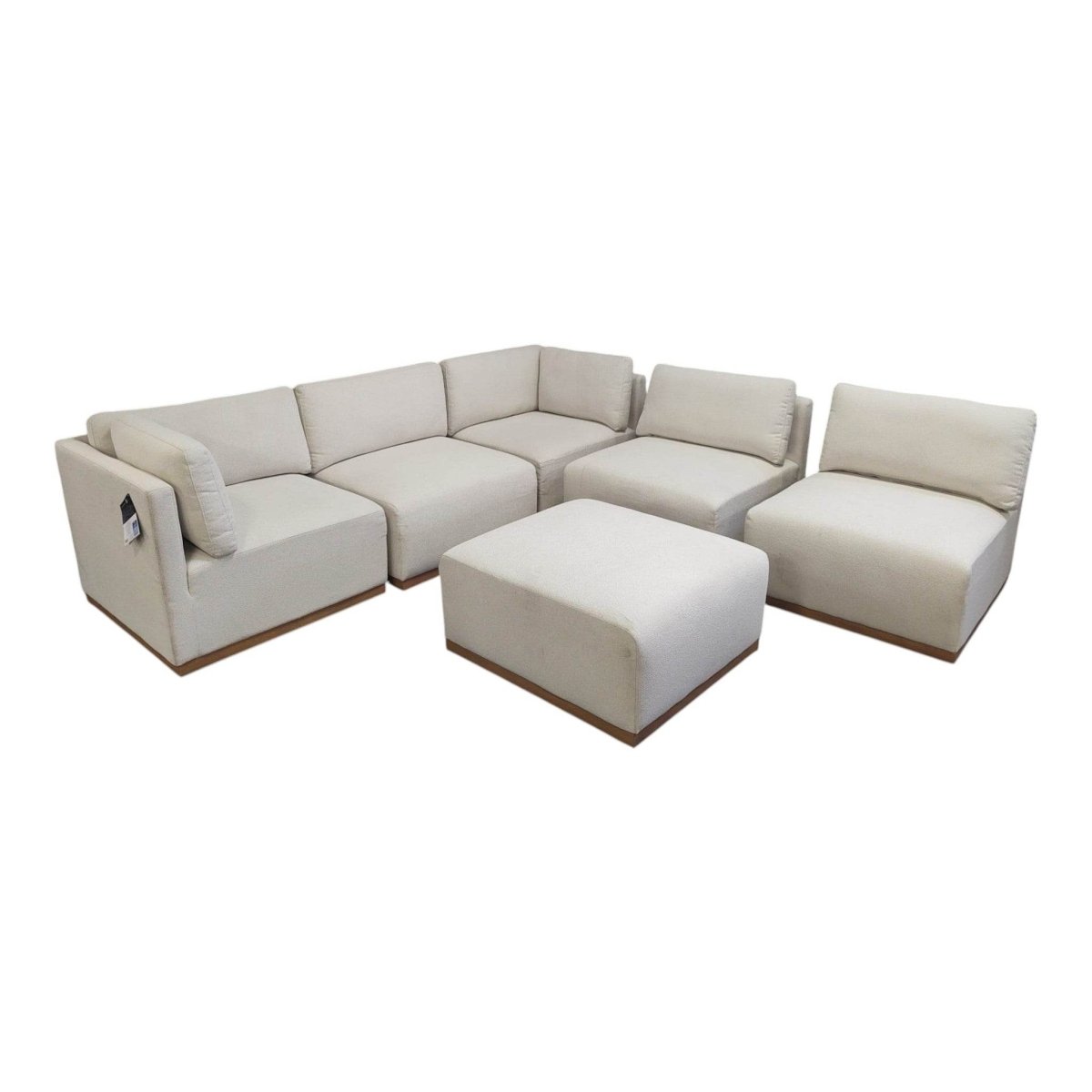 Henredon Murphy Fabric Modular Sectional with Ottoman - Furniture available at Alpine Outlets in Denver