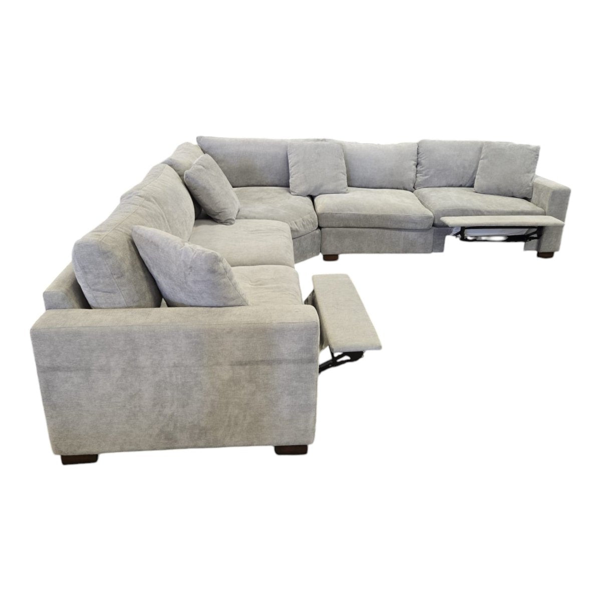 Henredon Selene 3 - Piece Sectional with Power Footrests - available at Alpine Outlets in Denver