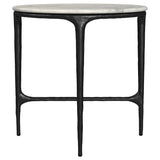 Hermas 2 - Piece Round Marble Coffee and End Table Set - Coffee Table Sets available at Alpine Outlets in Denver