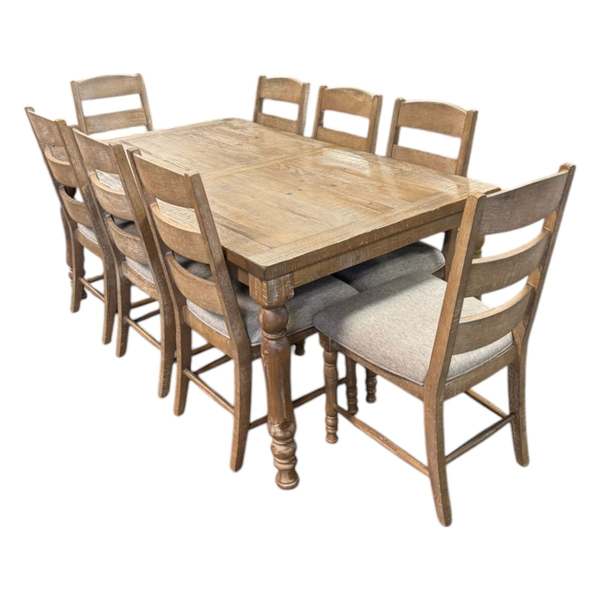 Highland 9 Piece Dining Set (ID L045872) - Furniture available at Alpine Outlets in Denver