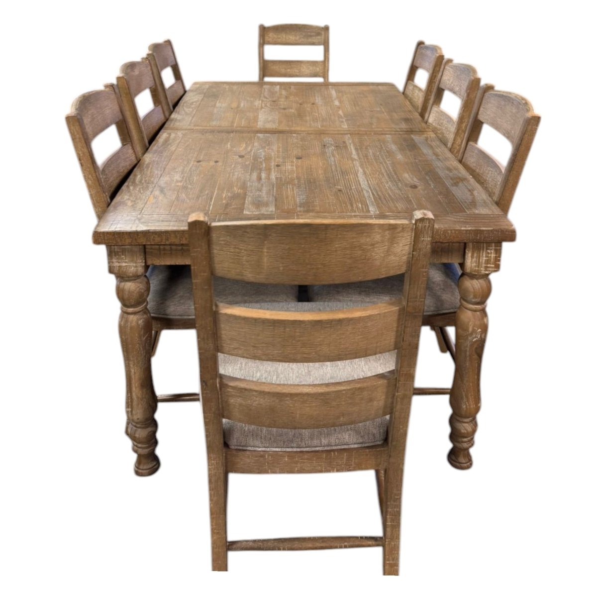 Highland 9 Piece Dining Set (ID L045872) - Furniture available at Alpine Outlets in Denver