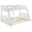 Holden Twin Over Full Bunk Bed in White Wood Veneer - Bunk & Loft Beds available at Alpine Outlets in Denver