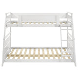 Holden Twin Over Full Bunk Bed in White Wood Veneer - Bunk & Loft Beds available at Alpine Outlets in Denver