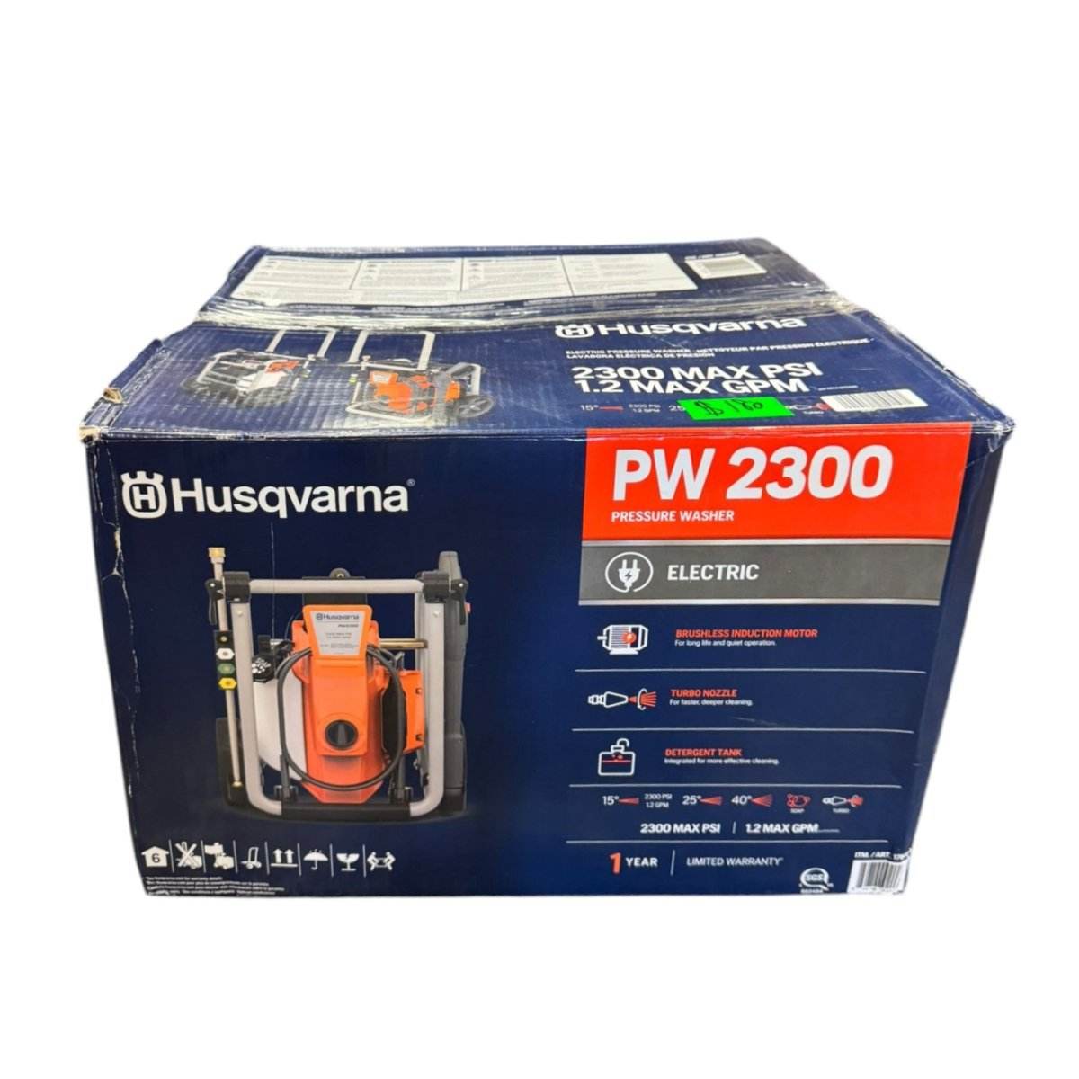 Husqvarna 2300 PSI Electric Powered Pressure Washer (ID N346871) - Alpine Outlets