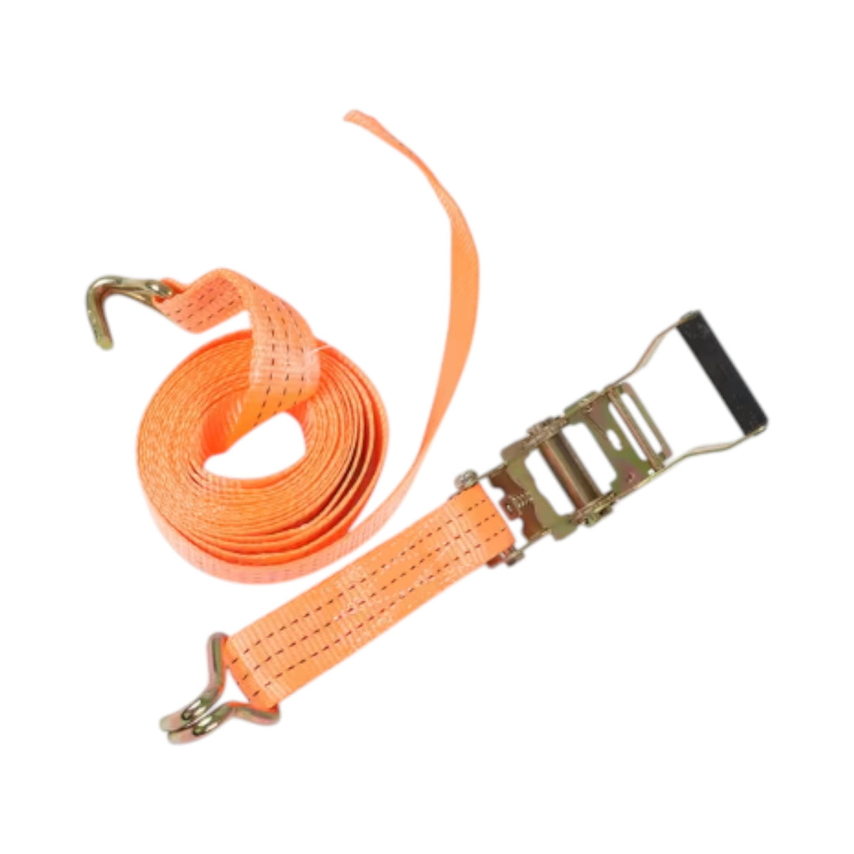 Heavy-Duty 4000LB J-Hook Fitting 1.5" ×15' Ratchet Straps | Secure Tie-Downs