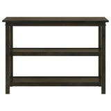 Rachelle 2-Shelf Entryway Console Table Deep Merlot Wood