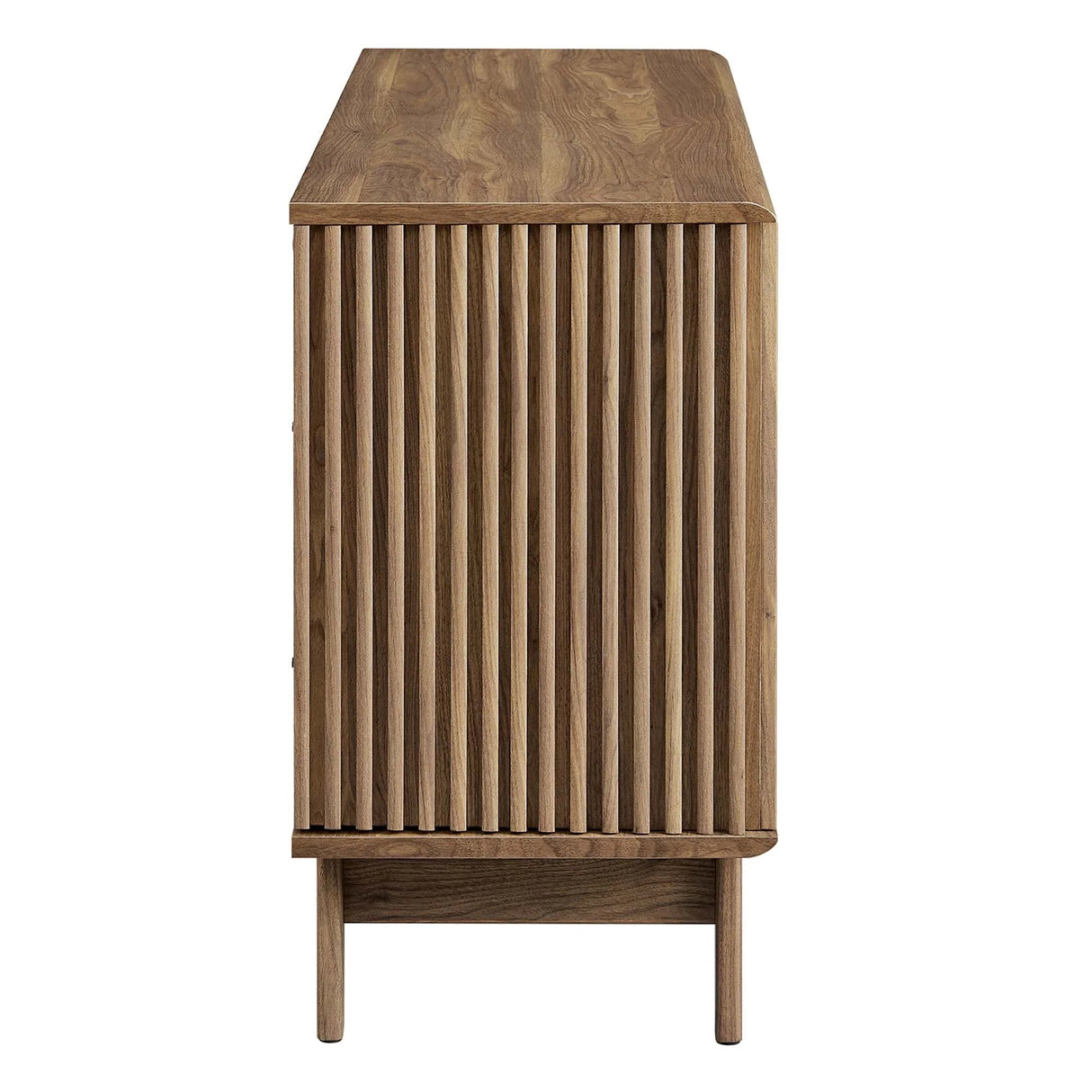 Sideboard Storage Cabinet Sliding Door MDF 60 Inch