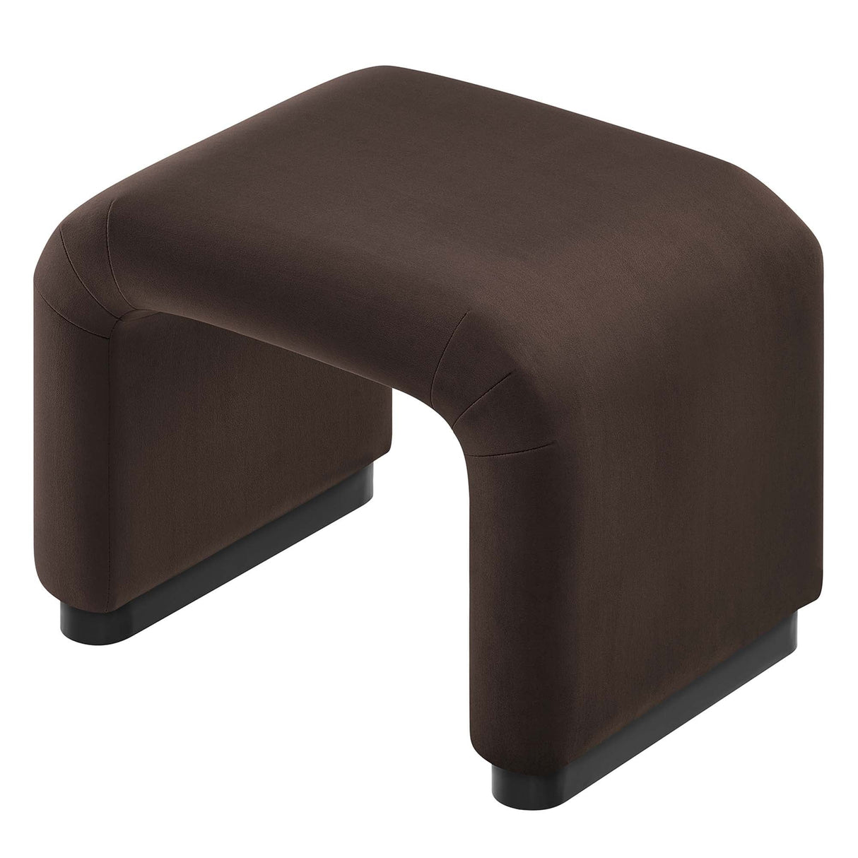 Waterfall Performance Velvet Stool – Velvet Upholstered 24 Inch