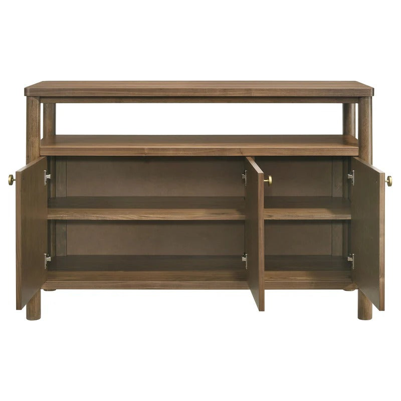 Crestmore Walnut Dining Sideboard Cabinet with Storage