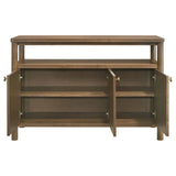 Crestmore Walnut Dining Sideboard Cabinet with Storage