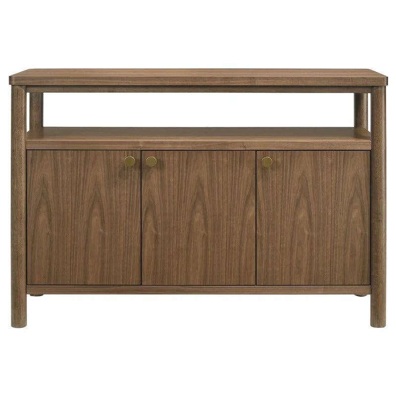 Crestmore Walnut Dining Sideboard Cabinet with Storage