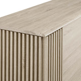 Sideboard Storage Cabinet Sliding Door MDF 60 Inch