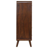 Robyn Dark Walnut 5-Drawer Mid-Century Chest