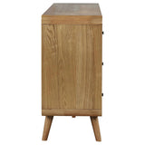 Robyn Light Ash 6-Drawer Mid-Century Modern Dresser