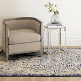 Karastan Tempest Slaney Cobalt Area Rug 5' X 8'