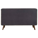 Robyn Dark Walnut 6-Drawer Mid-Century Modern Dresser
