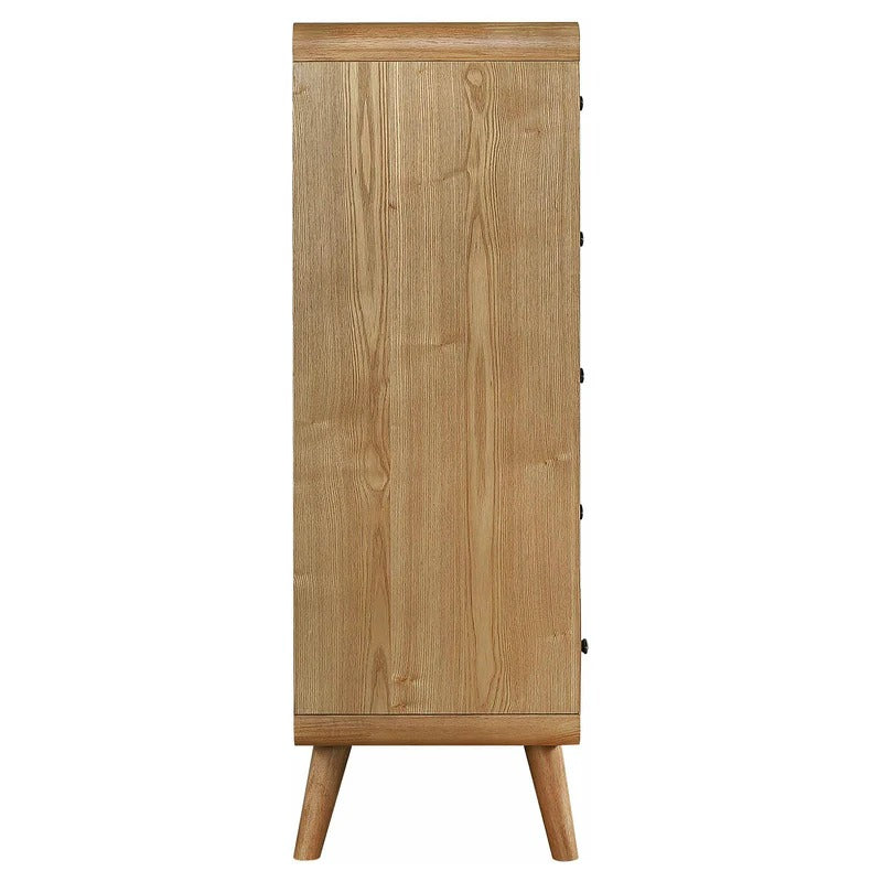 Robyn Light Ash 5-Drawer Mid-Century Chest