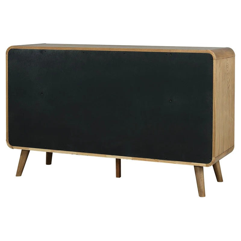 Robyn Light Ash 6-Drawer Mid-Century Modern Dresser