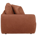 Elysia Chenille LAF Modular Chair Coral Track Arm