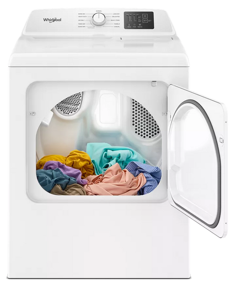 Whirlpool 7.0 cu. ft. Electric Dryer with Adaptive Dry - Vented Top Load Matching