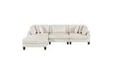 Skylum Textured Microfiber Modular Sectional Component