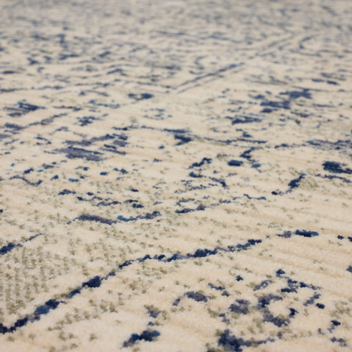 Karastan Tempest Slaney Cobalt Area Rug 5' X 8'