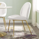 Vintage Glamour Performance Velvet Dining Side Chair