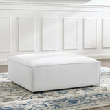 Modern Upholstered Fabric Sectional Ottoman – 42 Inch