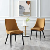 Vintage Modern Performance Velvet Dining Chair