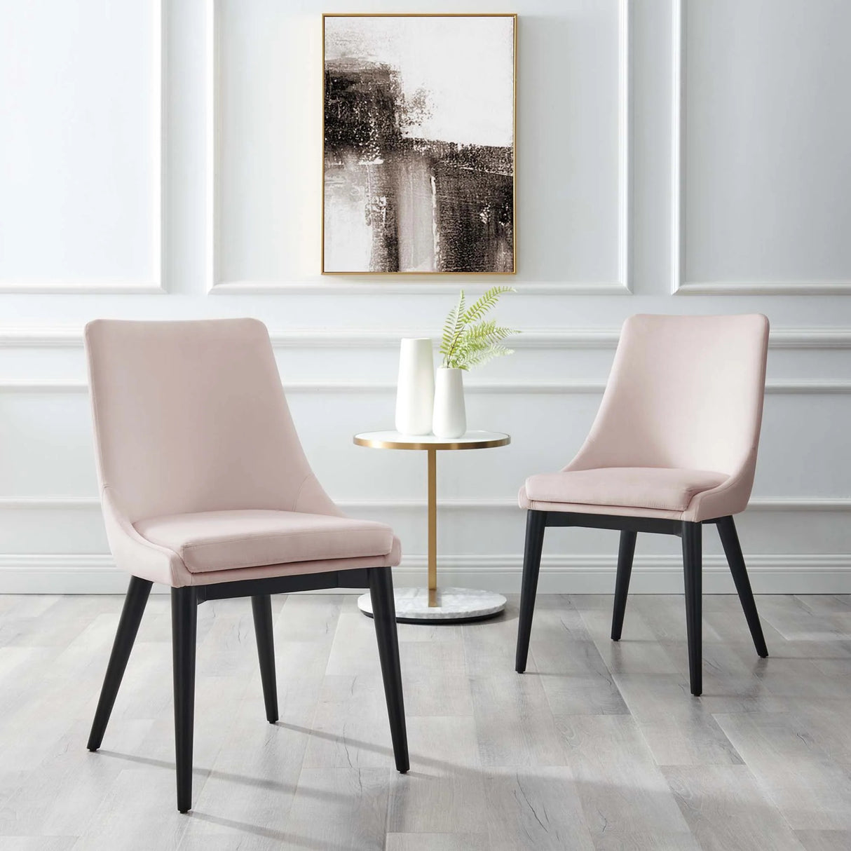 Vintage Modern Performance Velvet Dining Chair