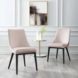 Vintage Modern Performance Velvet Dining Chair