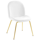 Vintage Glamour Performance Velvet Dining Side Chair