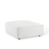 Modern Upholstered Fabric Sectional Ottoman – 42 Inch