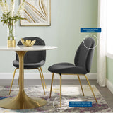 Vintage Glamour Performance Velvet Dining Side Chair