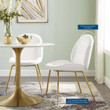 Vintage Glamour Performance Velvet Dining Side Chair