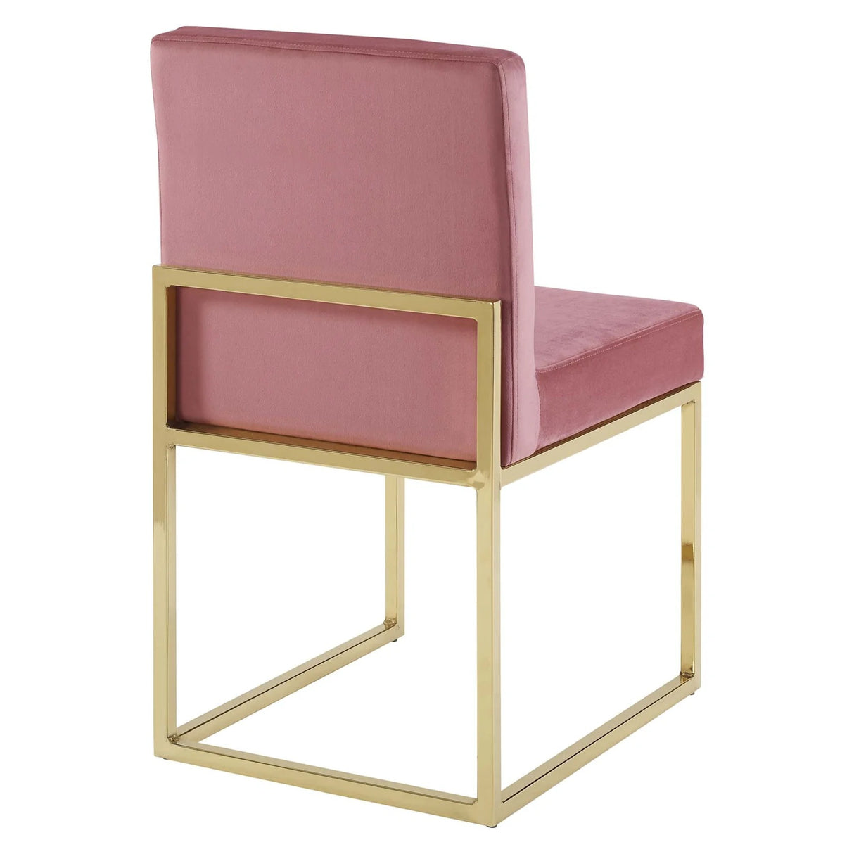 Channel Tufted Performance Velvet Sled Base Dining Chair