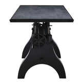 60 Inch Adjustable Height Solid Wood Dining Table and Desk